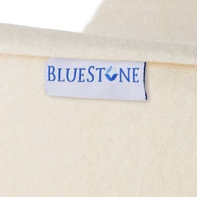 10" x 8" White Memory Foam Contoured Leg Pillow