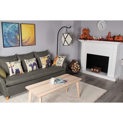 Halloween Spooky Designs Polyester Square Pillow Covers Set