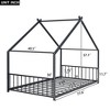 Twin-Size Metal Framed House Shaped Bed - image 4 of 4