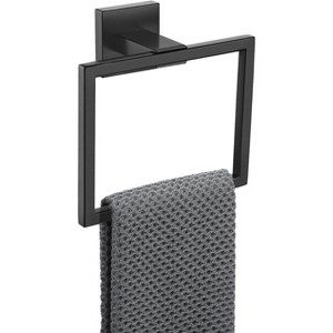 Towel Holder Bathroom Towel Ring, Hand Towel Bar, Stainless Steel Towel Rack Wall Mounted, Square Towel Hanger for Kitchen Lavatory - 1 of 4