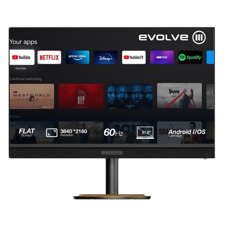 Evolve Iii X4 Va 31.5” Uhd 60hz Android Smart Monitor - Black X4 