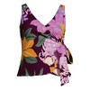 Lands' End Women's Chlorine Resistant Side Tie V-neck Tankini Swimsuit Top - 3 of 3