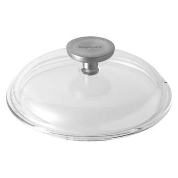 Victoria Glass Lid for 13 Inch Cast Iron Skillet, Frying Pan Lid with  Stainless Steel Air Flow Knob