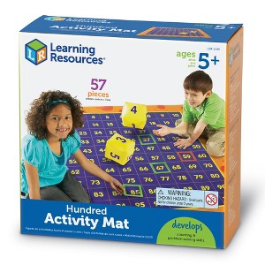 Learning Resources Hip Hoppin' Hundred Mat Floor Game, Ages 5+ - 1 of 4