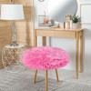 PiccoCasa Office Home Bedroom Faux Sheepskin Puffy Plush Area Soft Warm Floor Mat 1 Pc - 3 of 4
