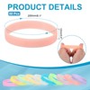Unique Bargains Sports Party Games Fashion Silicone Glow in the Dark Bracelet 60 Pcs - 2 of 4