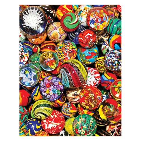 Details about   Double-sided Jigsaw Puzzle Marbles & Botanicals Difficult 1000 Pieces 