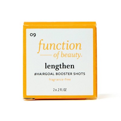 Function of Beauty Lengthen #HairGoal Add-In Booster Treatment Shots with Hops Extract - 2pk/0.2 fl oz