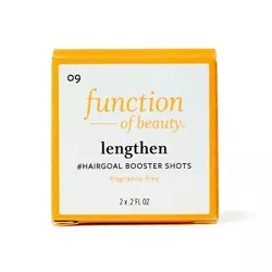 Function of Beauty Lengthen #HairGoal Booster Shots with Hops Extract - 2pk/0.2 fl oz