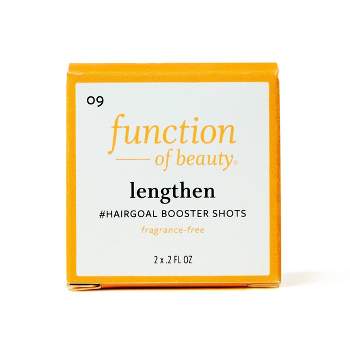Function of Beauty Lengthen #HairGoal Add-In Booster Treatment Shots with Hops Extract - 2pk/0.2 fl oz