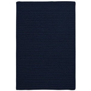 Colonial Mills Simply Home Solid Runner - Navy 2'x10' - 1 of 2