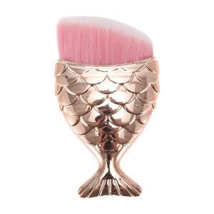 Unique Bargains Angled Mermaids Shape Foundation Brush 1 Pc - 1 of 4