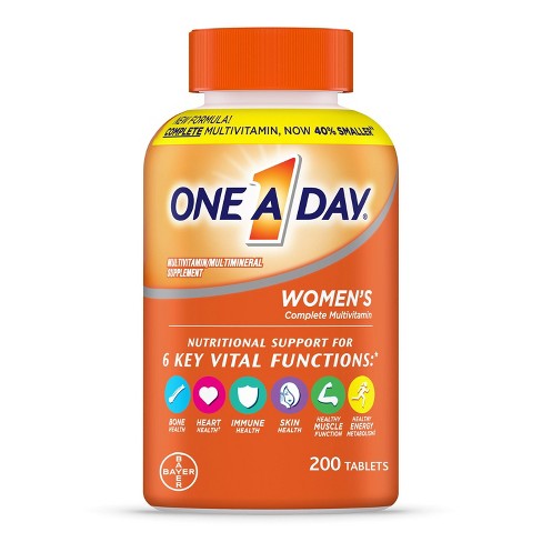 One A Day Women's Multivitamin & Multimineral Tablets - 200ct : Target