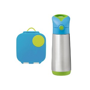 b.box Mini Lunchbox + 16oz Insulated Drink Bottle - 1 of 3