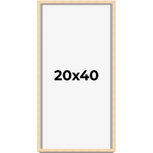 PosterPalooza | Panoramic Classic Modern Yellow Frame - UV Acrylic, Foam Board Backing, Hanging Hardware - 1 of 4