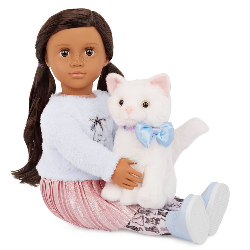 Our Generation Carlina &#38; Opal 18&#34; Doll &#38; Pet Cat Set, 4 of 7