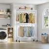 VIPEK R2 Plus 3 Tiers Portable Closets Heavy Duty Rolling Garment Rack Adjustable Clothes Rack - 4 of 4