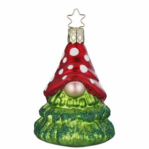 Inge Glas 3.25 In Tree Gnome With Red Hat Christmas Ornament Tree Tree Ornaments - 1 of 3
