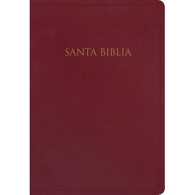 Rvr 1960 Biblia Para Regalos Y Premios, Borgoña Imitación Piel - by  B&h Español Editorial (Leather Bound)