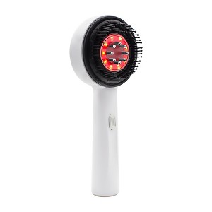 Oil Dispensing Massage Brush with Red Light Therapy - 1 of 4