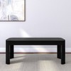 Plank+Beam Dining Bench, 46" Modern Rounded Edge Wooden Bench for Dining Room, Modern Entryway Bench, Dining Room Bench - 2 of 4