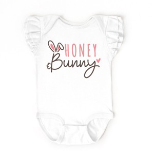 The Juniper Shop Honey Bunny Flutter Sleeve Bodysuit - 1 of 4