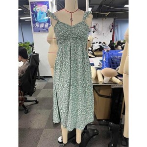 Maternity Dress Women Floral Midi Corset Dress Boho Flowy Dresses for Women - 1 of 4