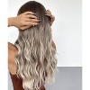 Jessie's Wig 16 Inch Wavy Wig With Bangs Synthetic Hair Ombre Brown to Blonde 1 Pc/Pack - 2 of 4