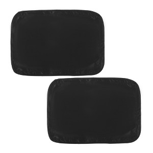 Unique Bargains Window Shades Cover Sun Shade Screen for Travel Trailer RV Black 23.23"x16.14" - 1 of 4