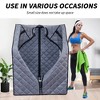 Portable Sauna Home Sauna Personal Sauna Tent Folding Chair Remote Control UL FCC Certified Indoor Fast Heating Sauna - 4 of 4
