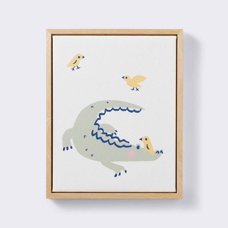 11x14 Framed Canvas Animals - Alligator - Cloud Island&#8482;, 1 of 6