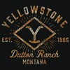 Men's Yellowstone Rusty Dutton Ranch Brand Logo Est 1886 T-Shirt - 2 of 4