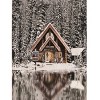 Wooden Winter Lake Lodge Plaque 17.5"H - 2 of 2