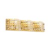 Elegant Lighting Ollie 3 light Brass and Clear Crystals wall sconce - 4 of 4