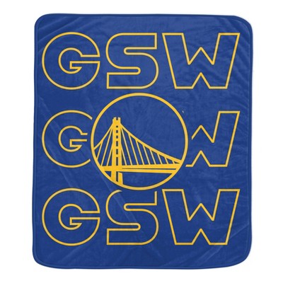 NBA Golden State Warriors Echo Ultra Soft Blanket