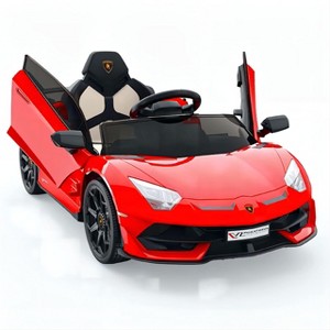 12V Electric Ride-On Car for Kids | Licensed Lamborghini Battery-Powered Sports Car with Remote Control - 1 of 4