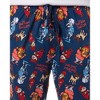 The Year Without a Santa Claus Men's Snow Heat Miser Tossed Print Pajama Pants - 3 of 4