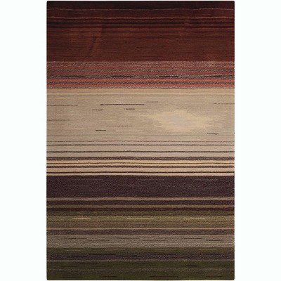 Forest Multicolor Tufted Synthetic 8' x 10' Area Rug