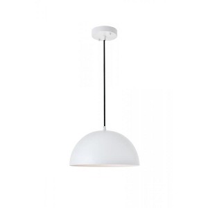Elegant Lighting Forte 1 light White Pendant - 1 of 4