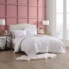 Betseyville Johnson Rainbow Stitch Purple Full/Queen Quilt Sham Set - 3 of 4
