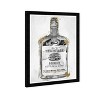 Hatcher and Ethan 13" x 19" Bourbon Whiskey Night Drinks and Spirits Framed Wall Art Gray/Black : Modern Decor, Vertical Digital Art - 4 of 4