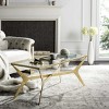 Edythe Coffee Table - Gold/Clear - Safavieh - 2 of 4