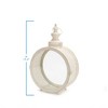 Ivory Ornate Metal Circle Lantern 17.5"D - 4 of 4