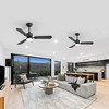 Airsurfer 42 Inch Black Wood Ceiling Fan, Quiet DC Motor Indoor Outdoor Ceiling Fans With Lights Remote Control - 4 of 4