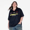 Women's F1 Short Sleeve Oversized Graphic Jersey - Black - 2 of 3