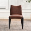 KINWELL Top-Grain Genuine Leather Modern Upholstered Dining Chair - 2 of 4
