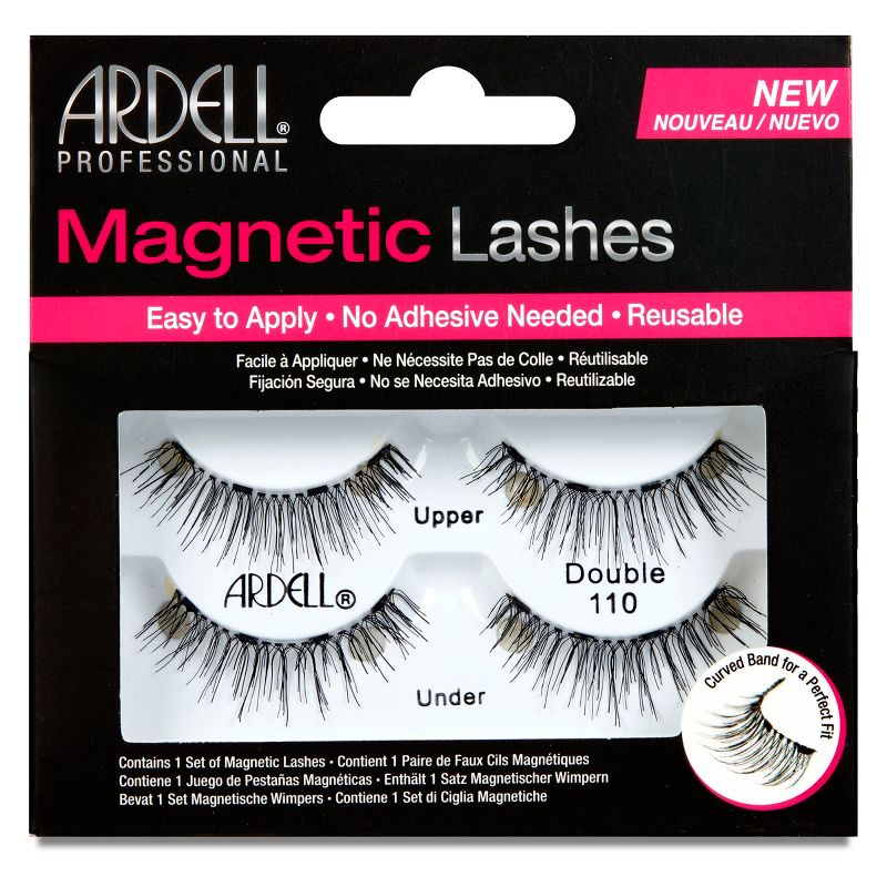 Ardell Double 110 Magnetic Eyelashes Black - 2 Pairs, 1 of 9