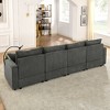 NicBex Couches for Living Room Accent Chair Sofa with Storage Armrest, Comfy Corduroy Upholstered Sofa Couch with Cup Holders and a Phone Holder - 4 of 4