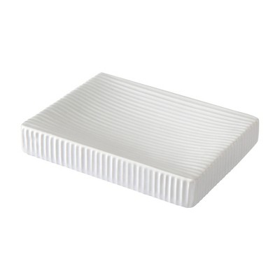 Hotelier Soap Dish Gray/White - Allure Home Creations