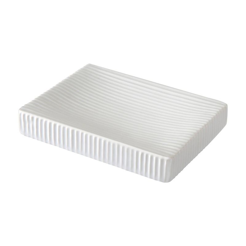 Hotelier Soap Dish Gray/White - Allure Home Creations, 1 of 6